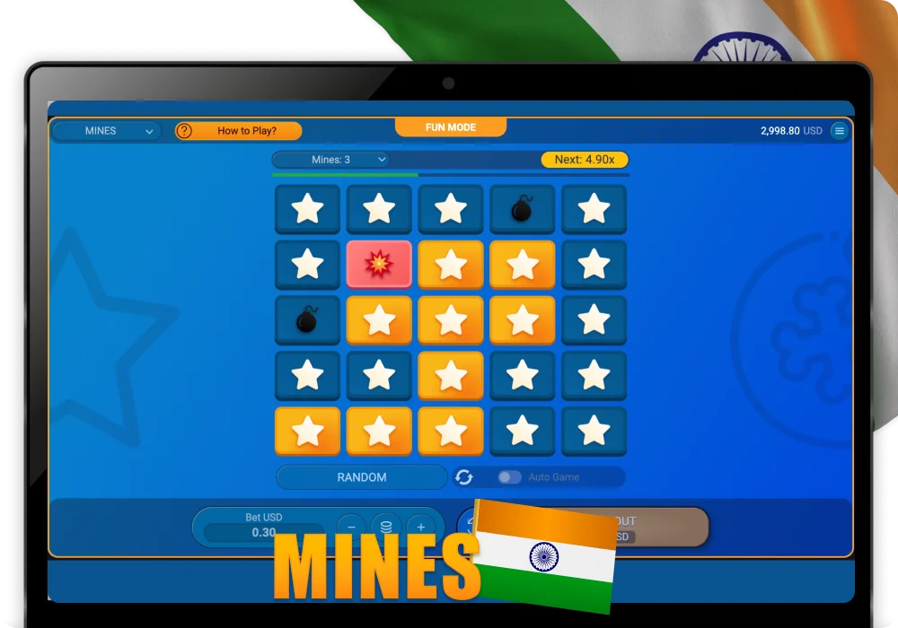 Mines Game for Indian players